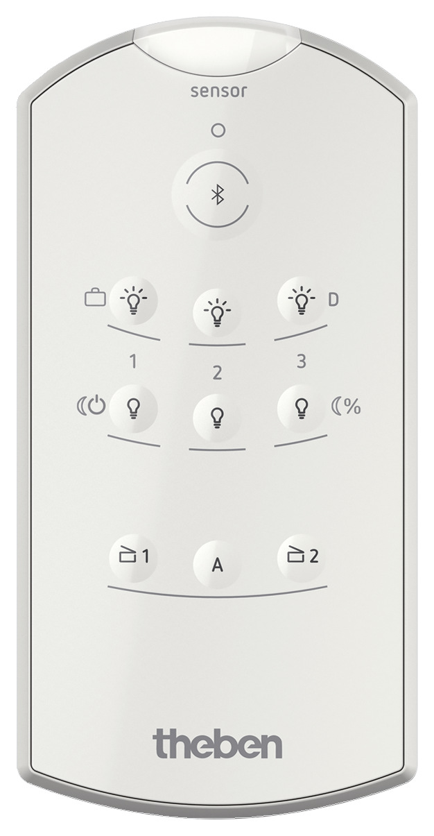 Theben theSenda B Fernbedienung zur Kommunikation der theSenda Plug App