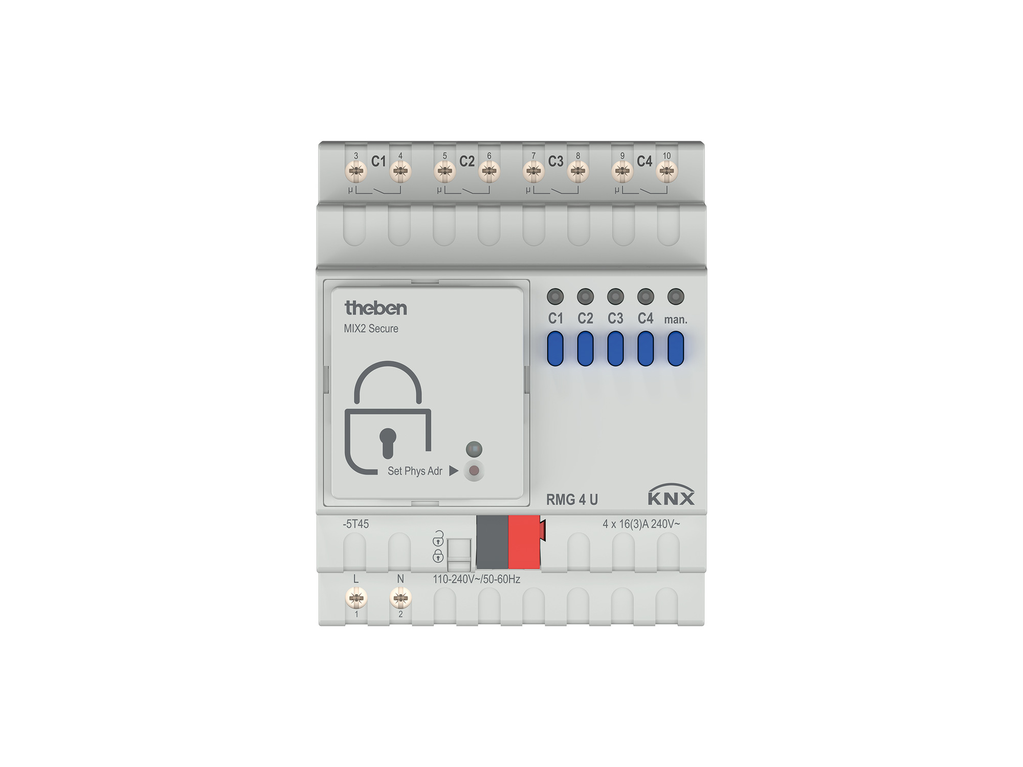 Theben RMG 4 U KNX Schaltaktor 4-fach