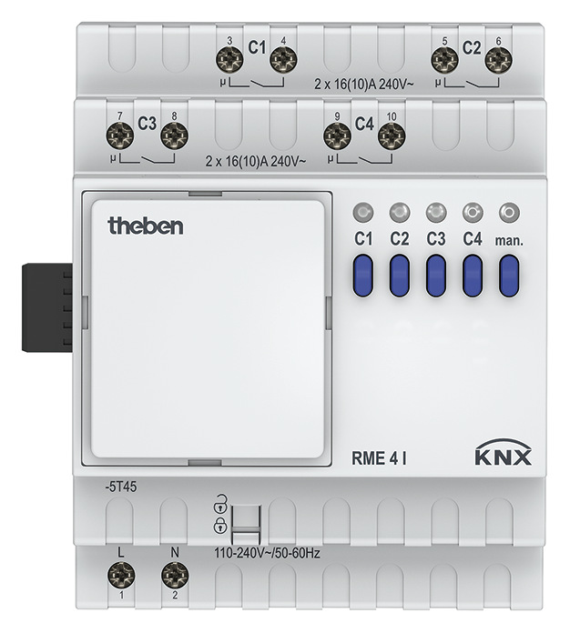Theben RME 4 I KNX Schaltaktor 4-fach