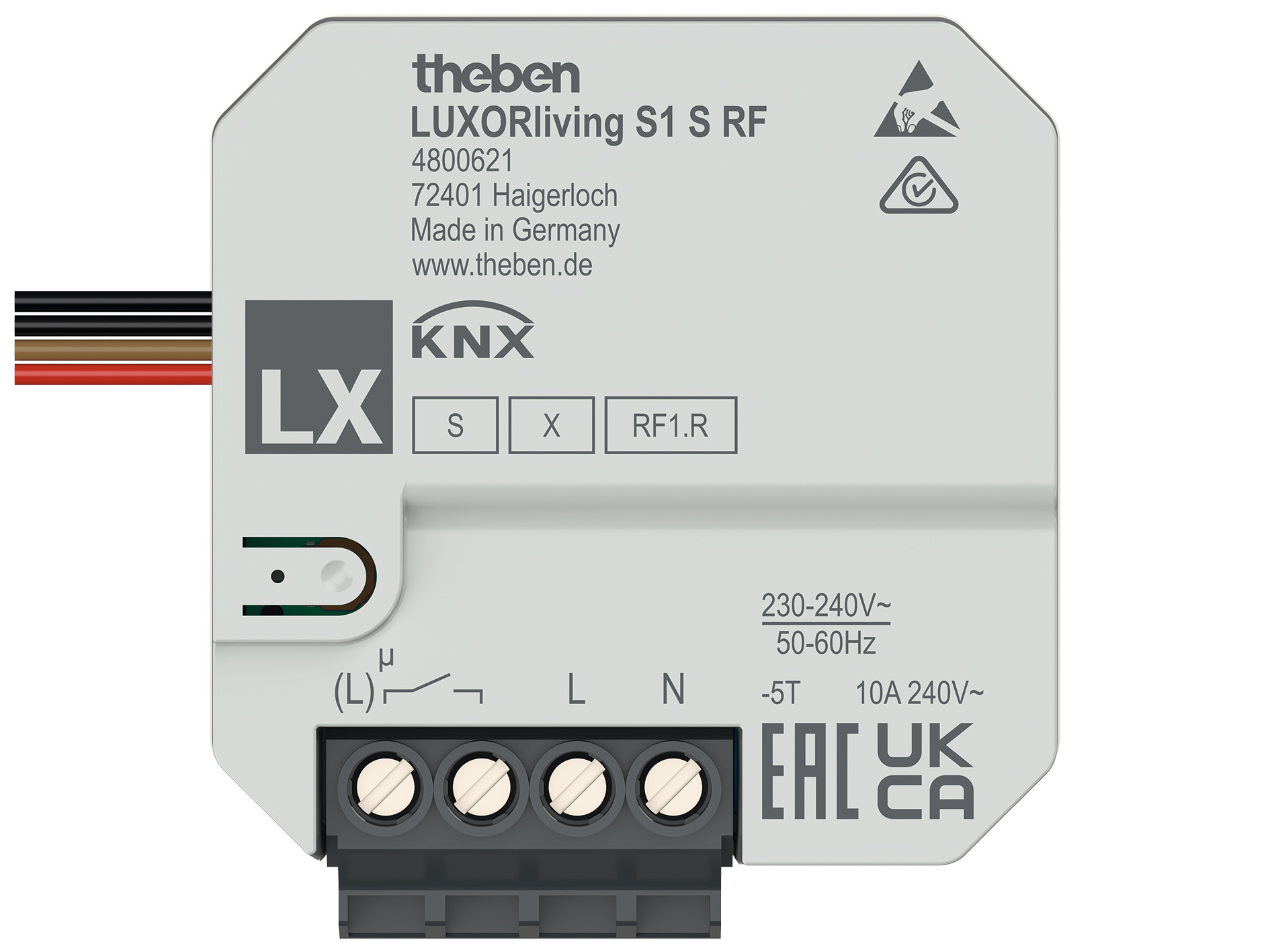 Theben LUXORliving S1 S RF UP-Funk-Schaltaktor