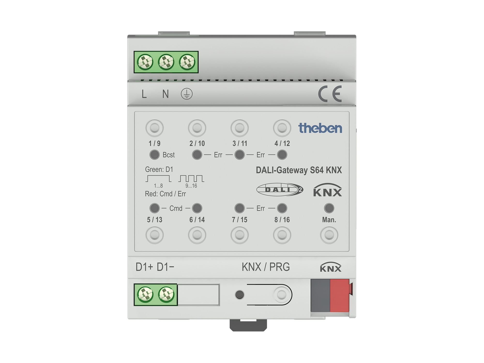 Theben DALI-Gateway S64 KNX Schnittstelle zwischen DALI-System und dem KNX-Bus