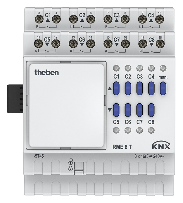 Theben RME 8 T KNX Schalt-/Jalousieaktor 4/8-fach