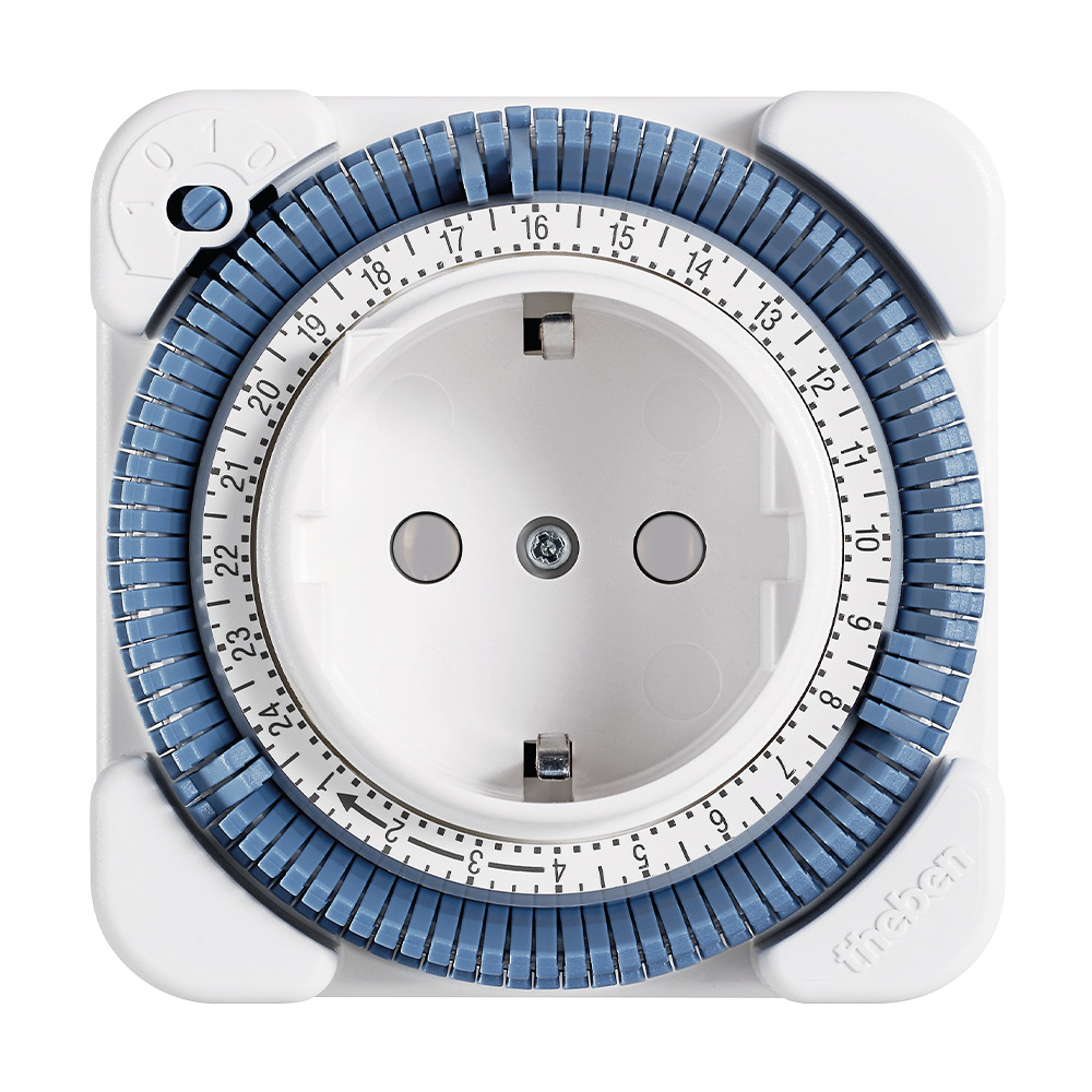 theben-timer 26 safety-plus Analoge Steckdosenschaltuhr 24 Std.