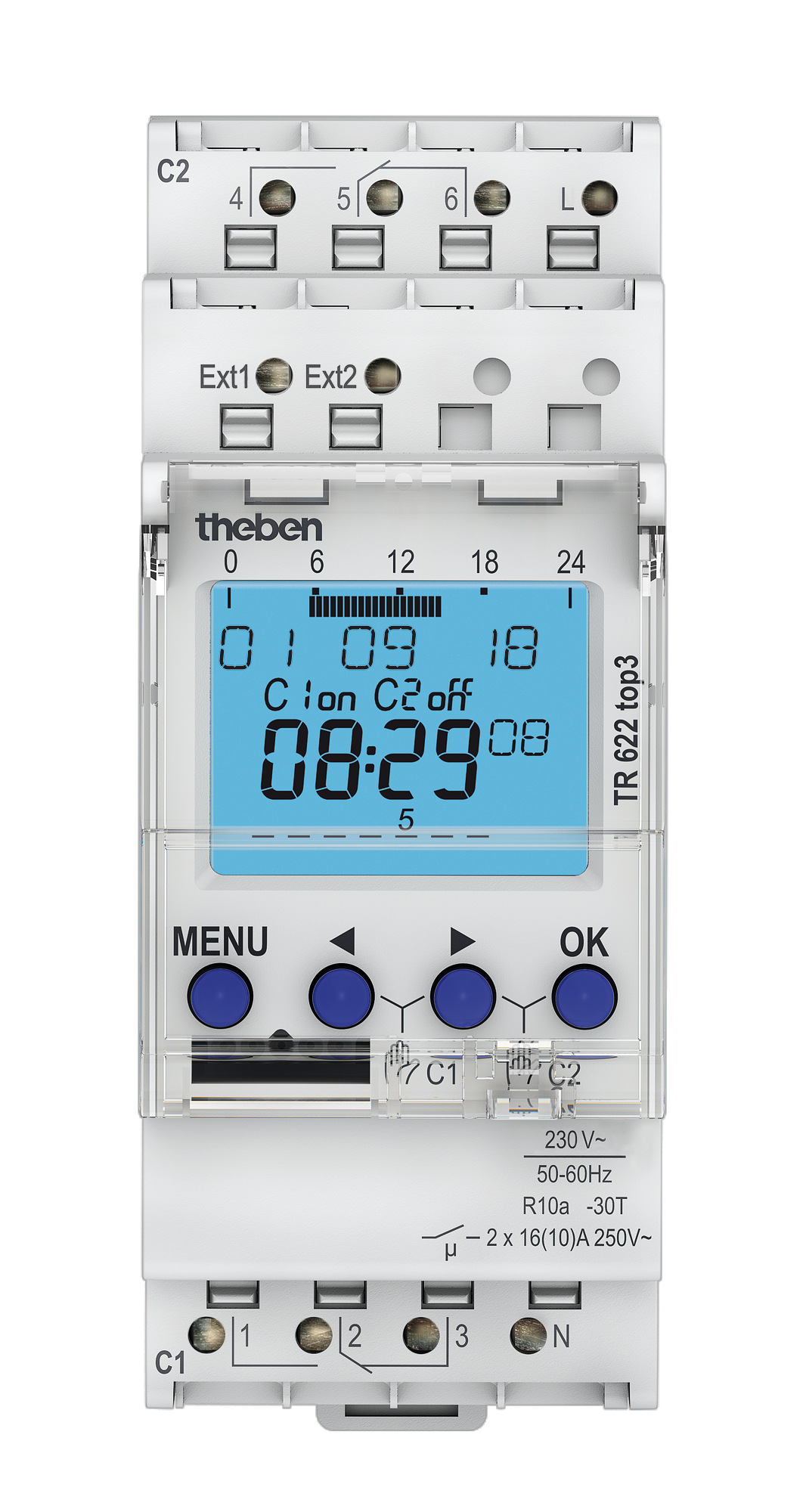 Theben TR 622 top3 Digitale Zeitschaltuhr