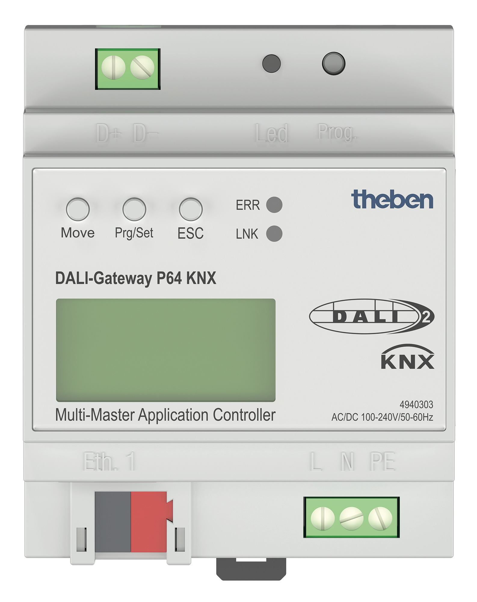 Theben DALI Gateway P64 KNX Multi-Master Application-Controller als Schnittstelle