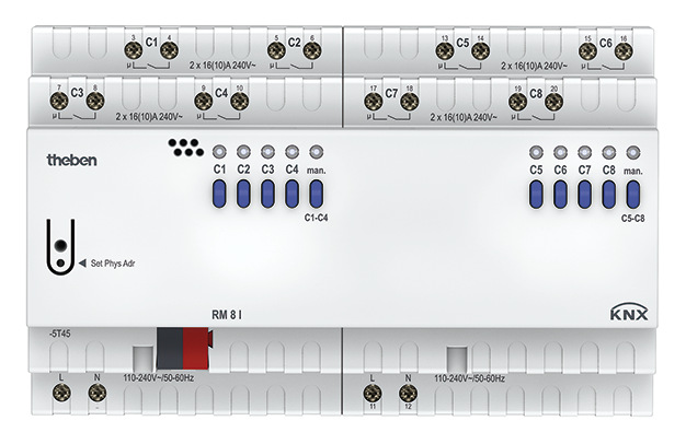 Theben RM 8 I KNX Schaltaktor 8-fach