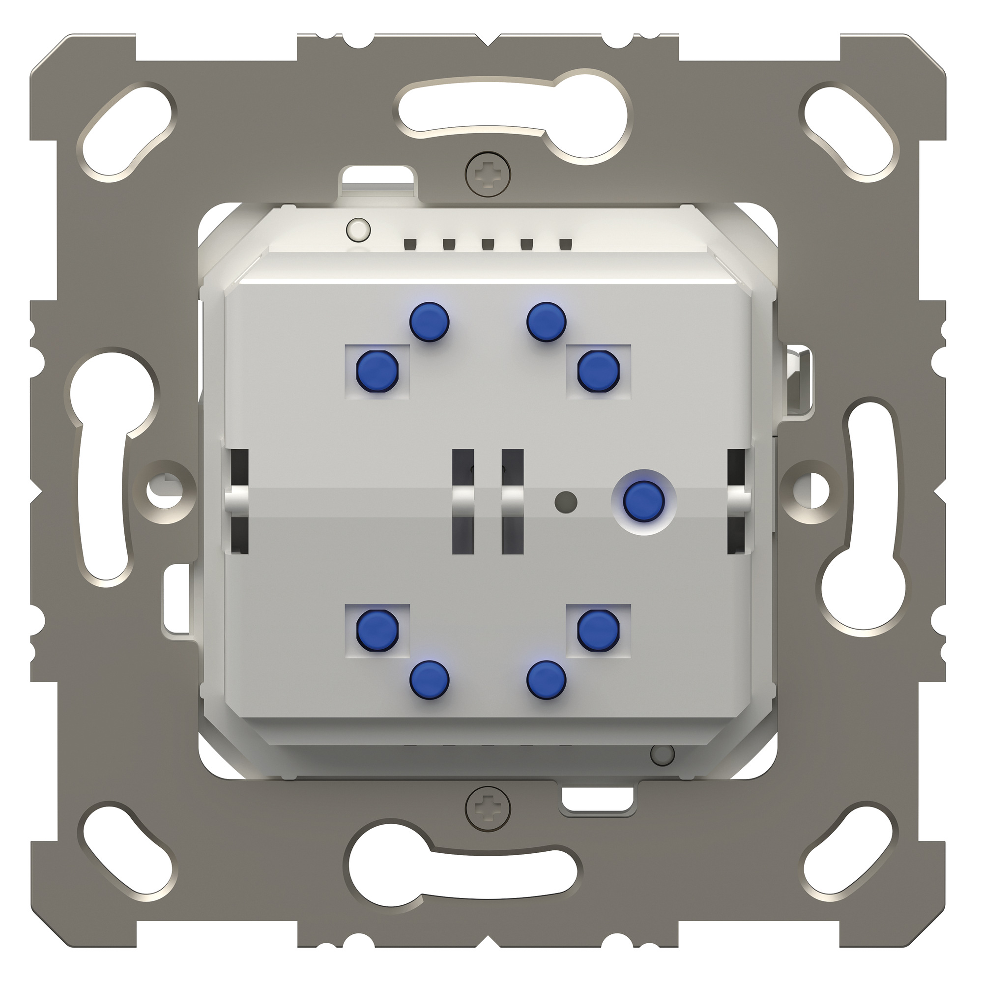 Theben LUXORliving PB 4 RF 2-/4-fach Funk-Taster mit Temperatursensor