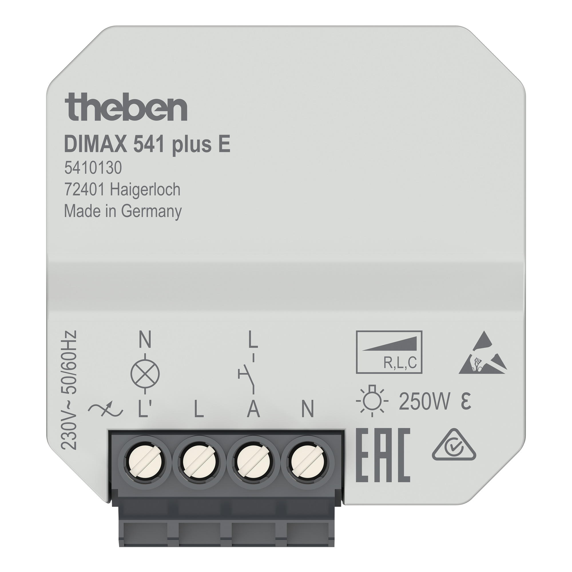 Theben DIMAX 541 plus E UP-Universaldimmer für ESL und 230V LED-Lampen