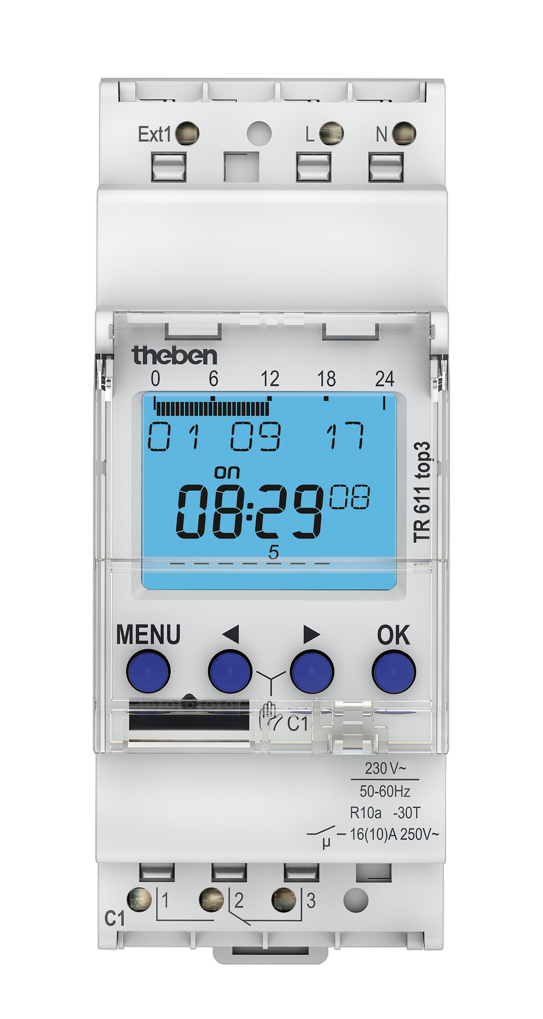 Theben TR 611 top3 Digitale Zeitschaltuhr