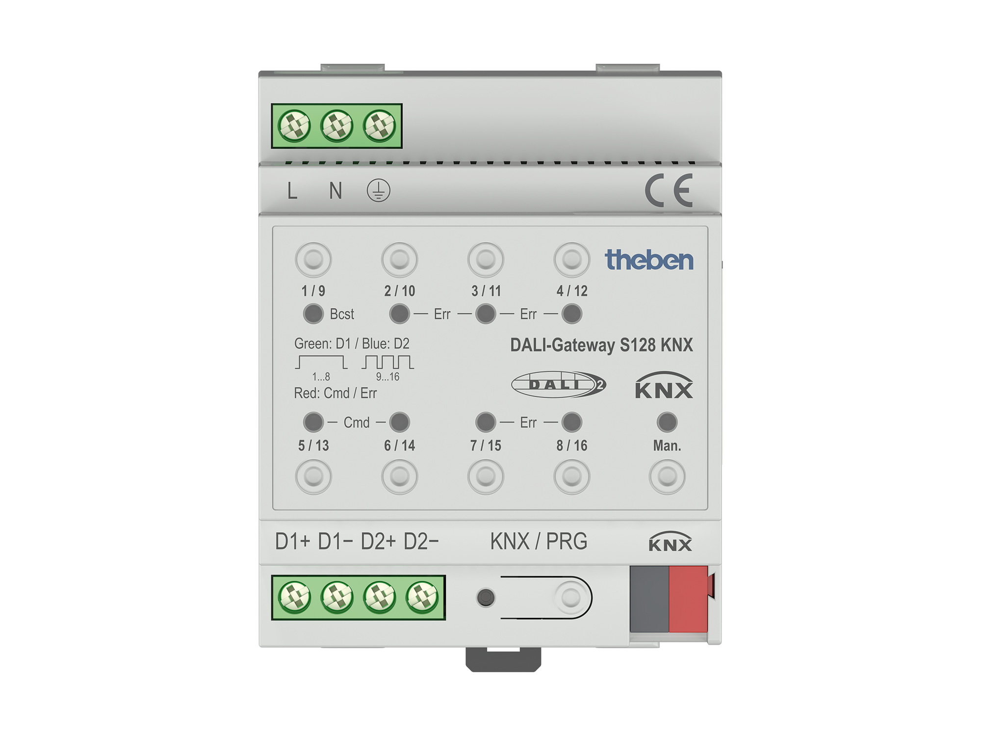 Theben DALI-Gateway S128 KNX Schnittstelle zwischen DALI-System und dem KNX-Bus