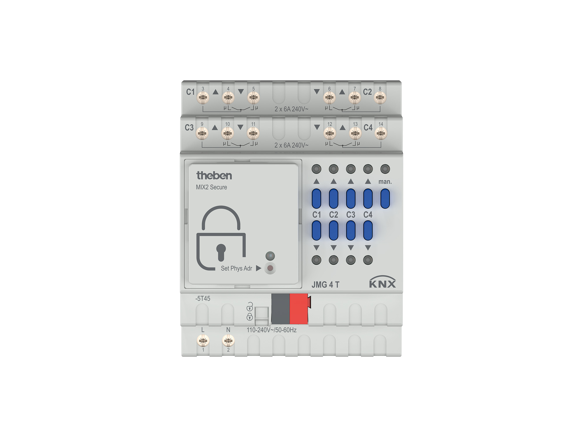 Theben JMG 4 T KNX Jalousieaktor 4-fach