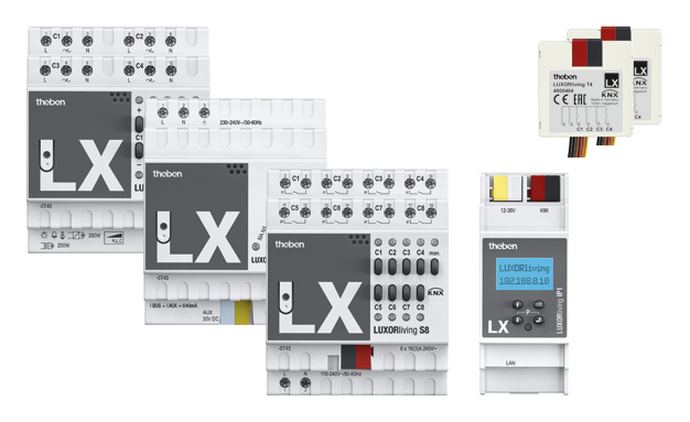 Theben Paket LUXORliving Beleuchtung für Smart Home-System